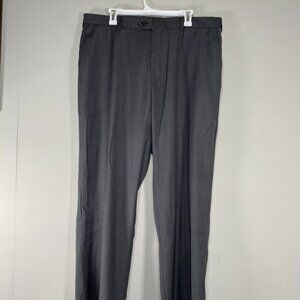 Perry Ellis America Dress Pants Men's 38 x 30 Mid Rise Gray Office